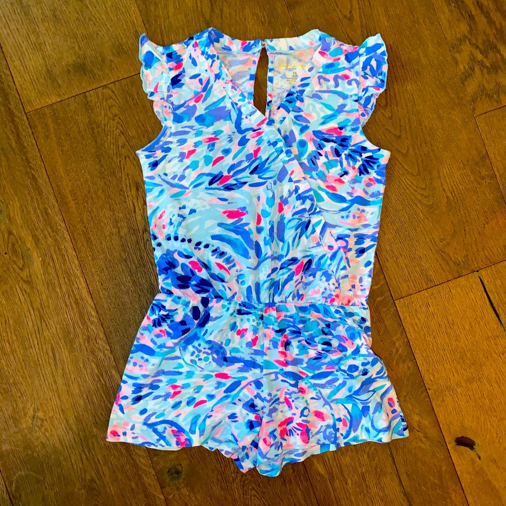 Lilly Pulitzer girls romper. Sz 6/7